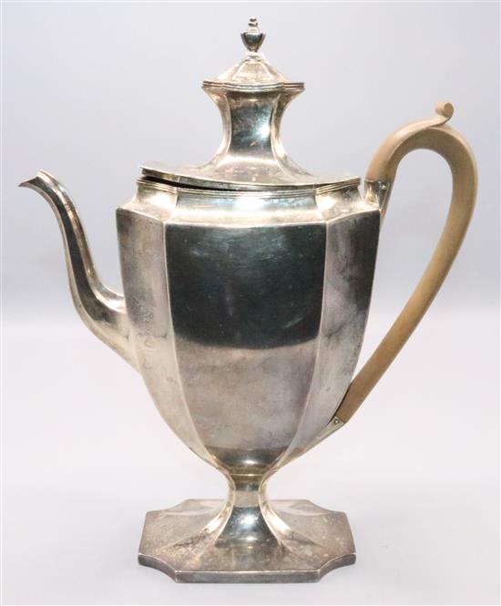 Silver coffee pot